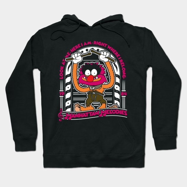 Animal Muppets Manhattan Melodies Hoodie by RetroReview